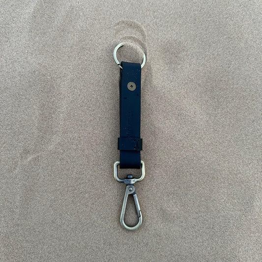 Handcrafted Genuine Leather Key Holder – Black