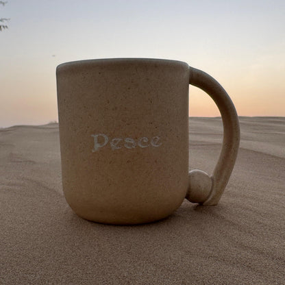Peace Ball Mug - Sand Color - Single