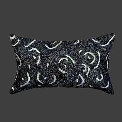 Circular Stitch Decorative Cushion