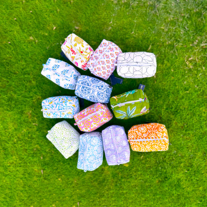 Sora Handmade Block Printed Flat Pouch