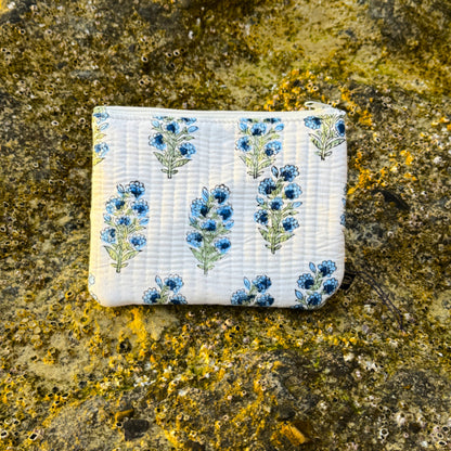 Sora Handmade Block Printed Flat Pouch