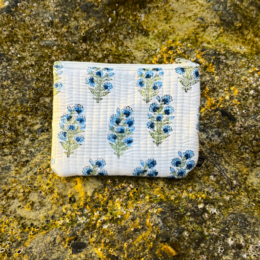 Sora Handmade Block Printed Flat Pouch
