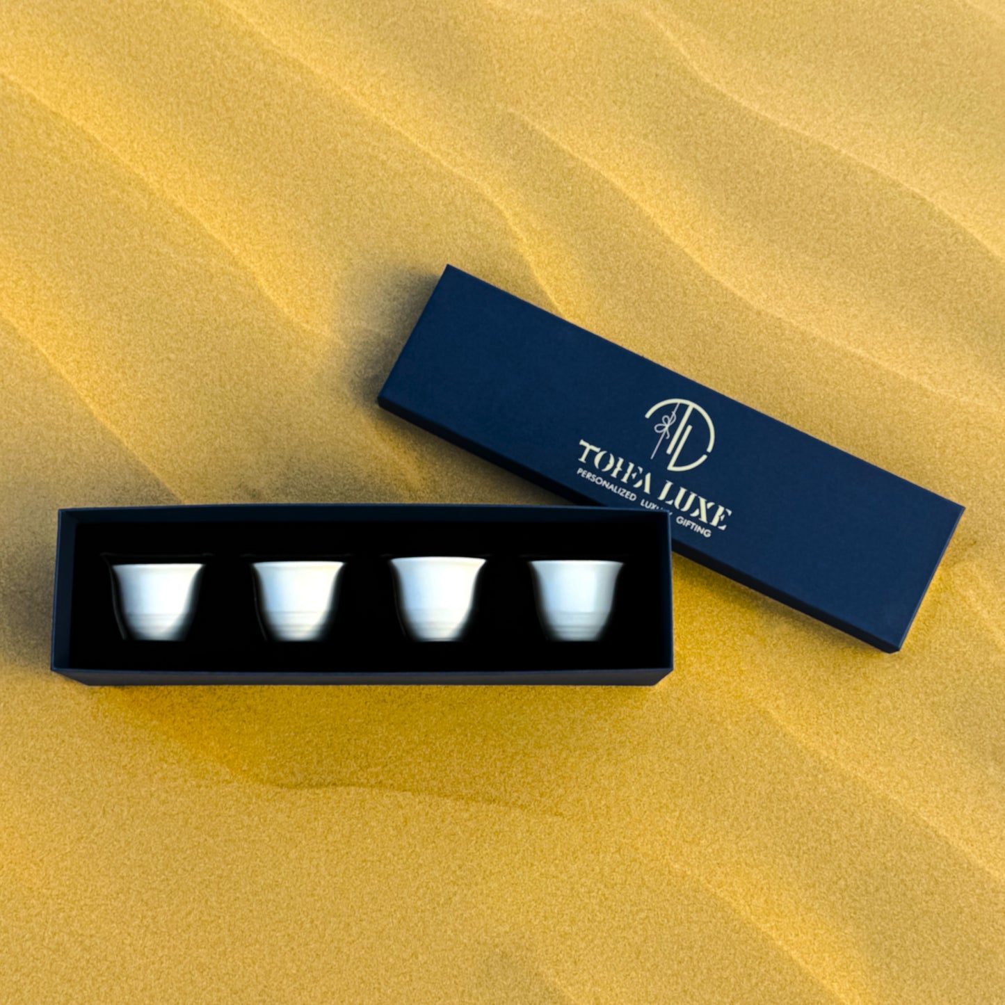 Elite Artisan Qahwa Cups – Set of 4 in Premium Gift Box