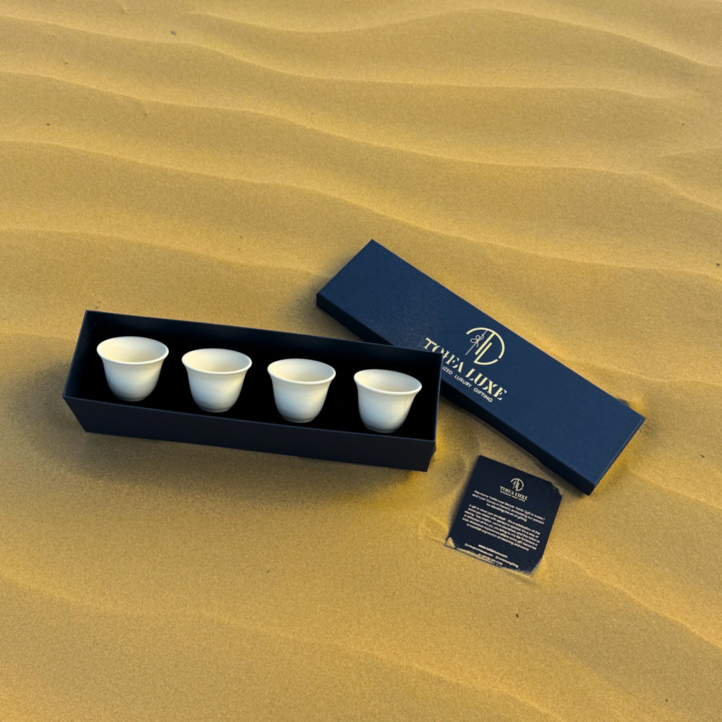 Elite Artisan Qahwa Cups – Set of 4 in Premium Gift Box