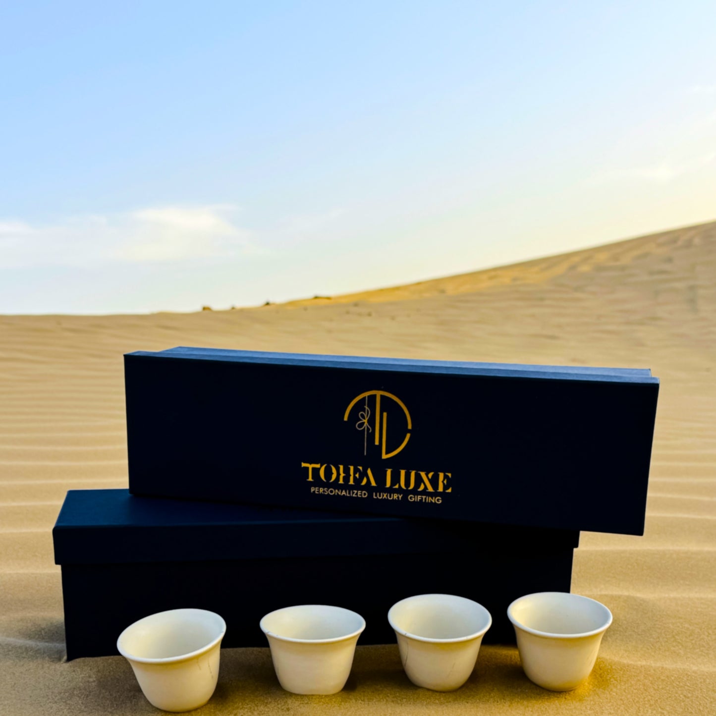 Elite Artisan Qahwa Cups – Set of 4 in Premium Gift Box