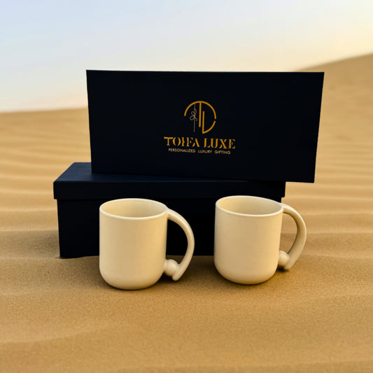 Ball Mug Ivory - Set of 2 in a Gift Box