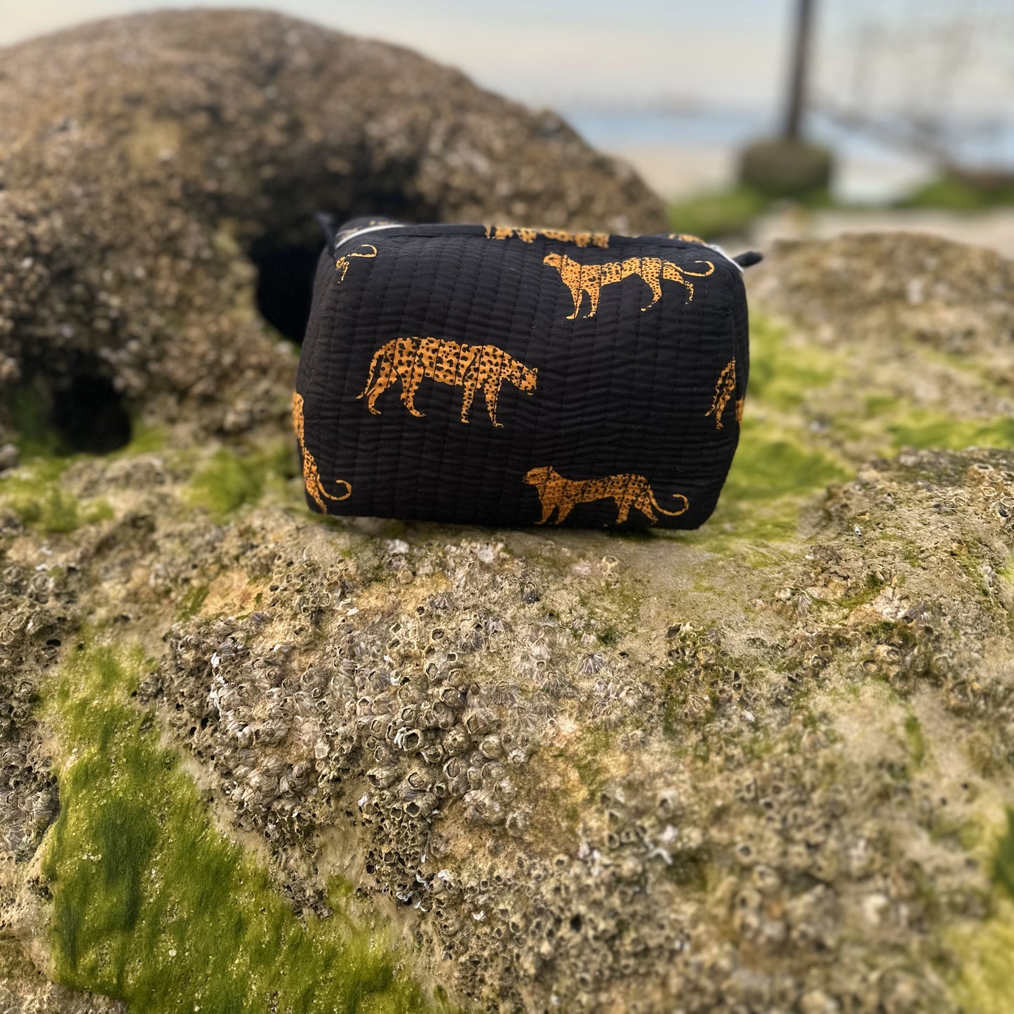 Cora Handmade Block Printed Pouch