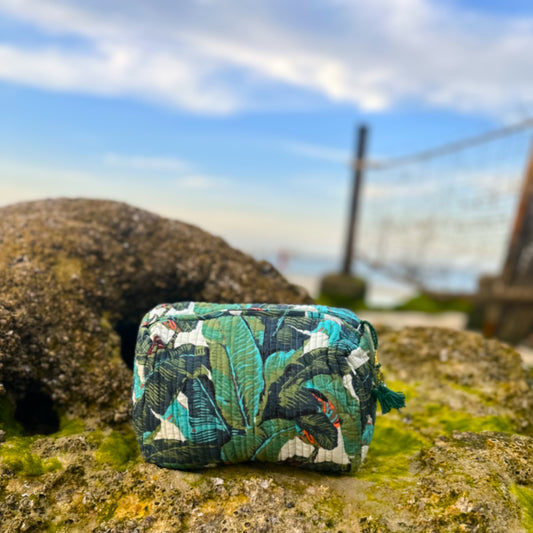 Nira Handmade Block Printed Pouch - Large
