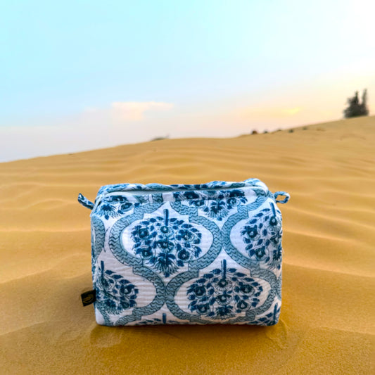Kara Handmade Block Printed Pouch