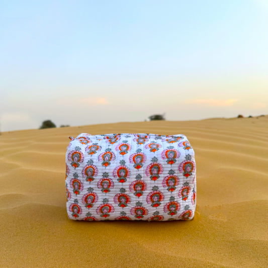 Banya Handmade Block Printed Pouch