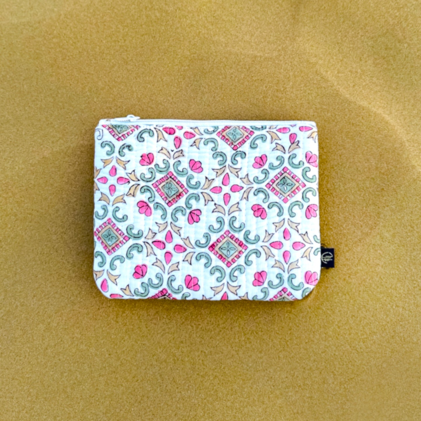 Auro Handmade Block Printed Flat Pouch