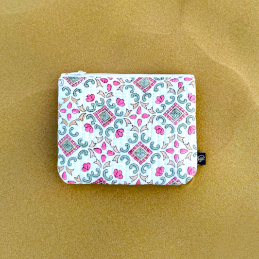 Auro Handmade Block Printed Flat Pouch