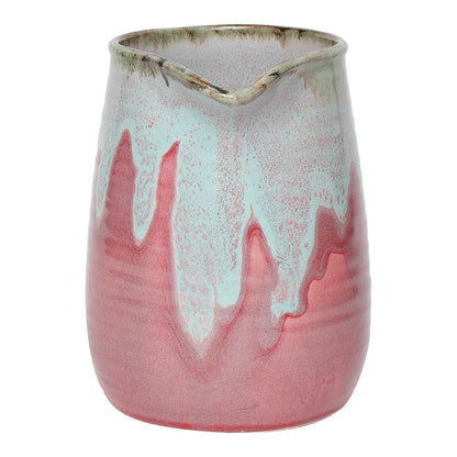 Seashell Ceramic Jug & 2 Glasses Set