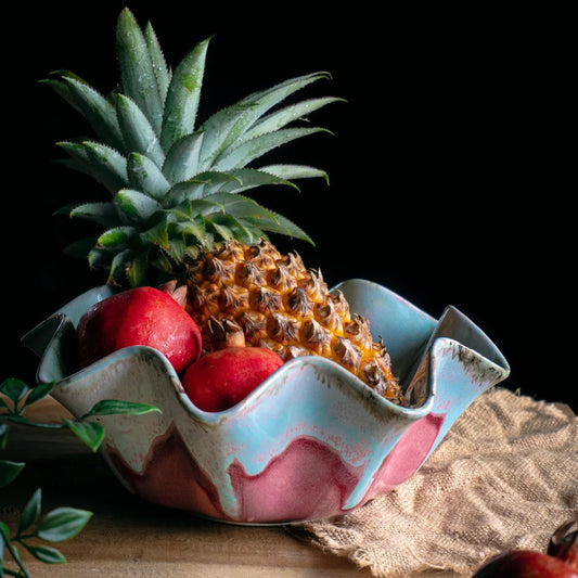 Seashell Ceramic Flower Bowl