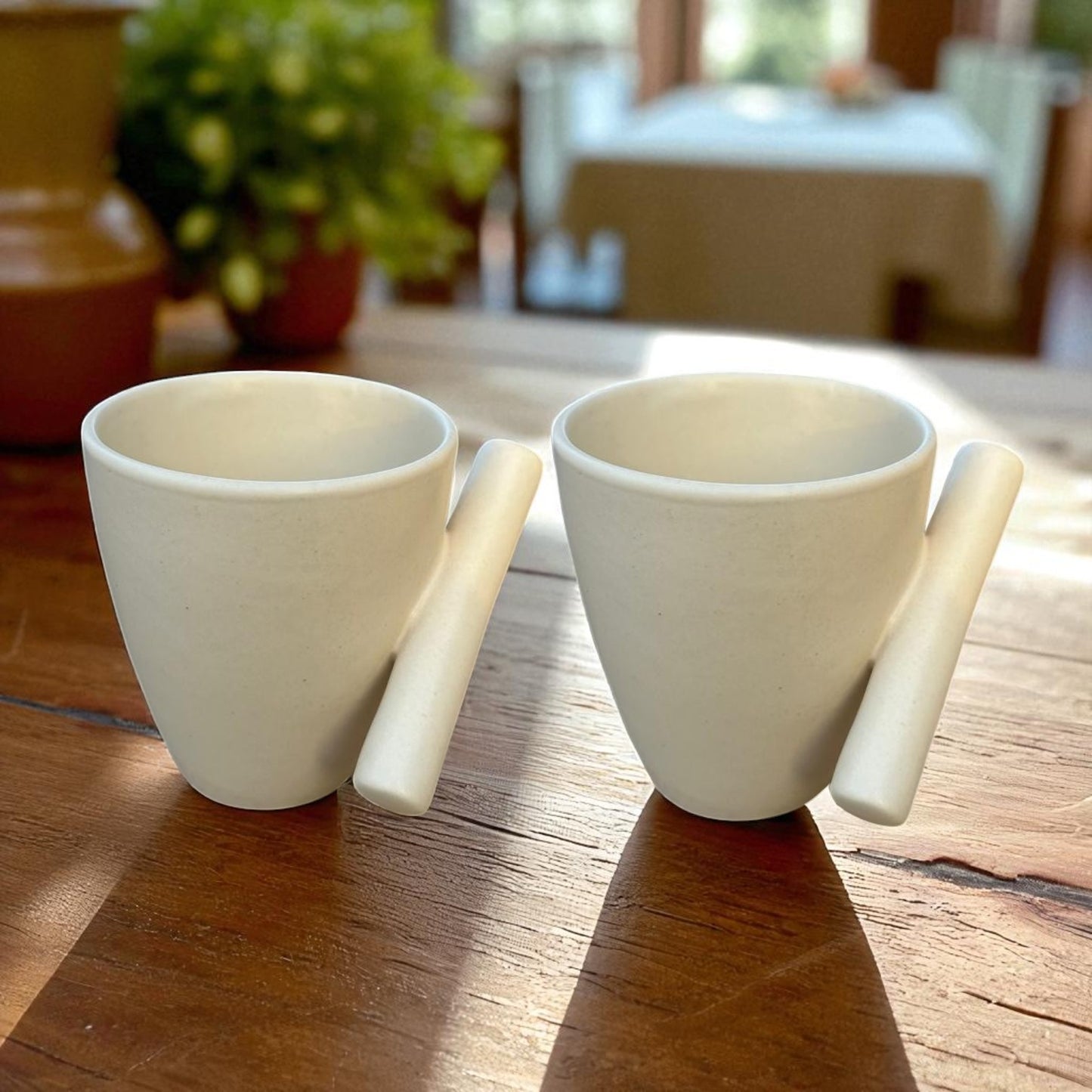 Slant Mugs - Set of 2 in a Gift Box