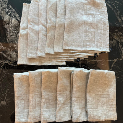 Jacquard Woven Table Linen Set – 6 Placemats & 6 Napkins