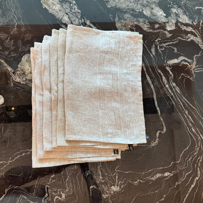 Jacquard Woven Table Linen Set – 6 Placemats & 6 Napkins