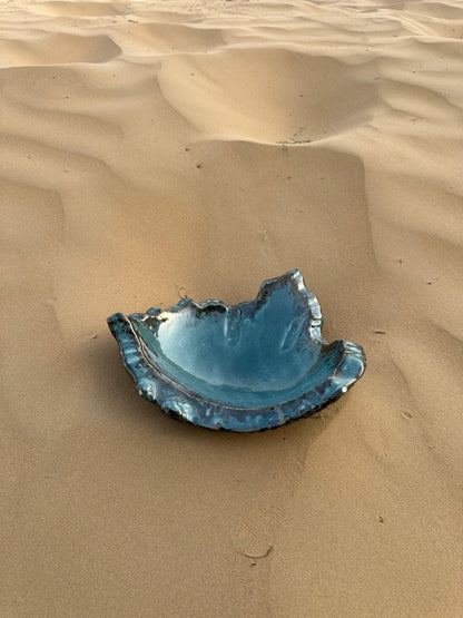 Sama – Ocean Glazed Sculptural Bowl