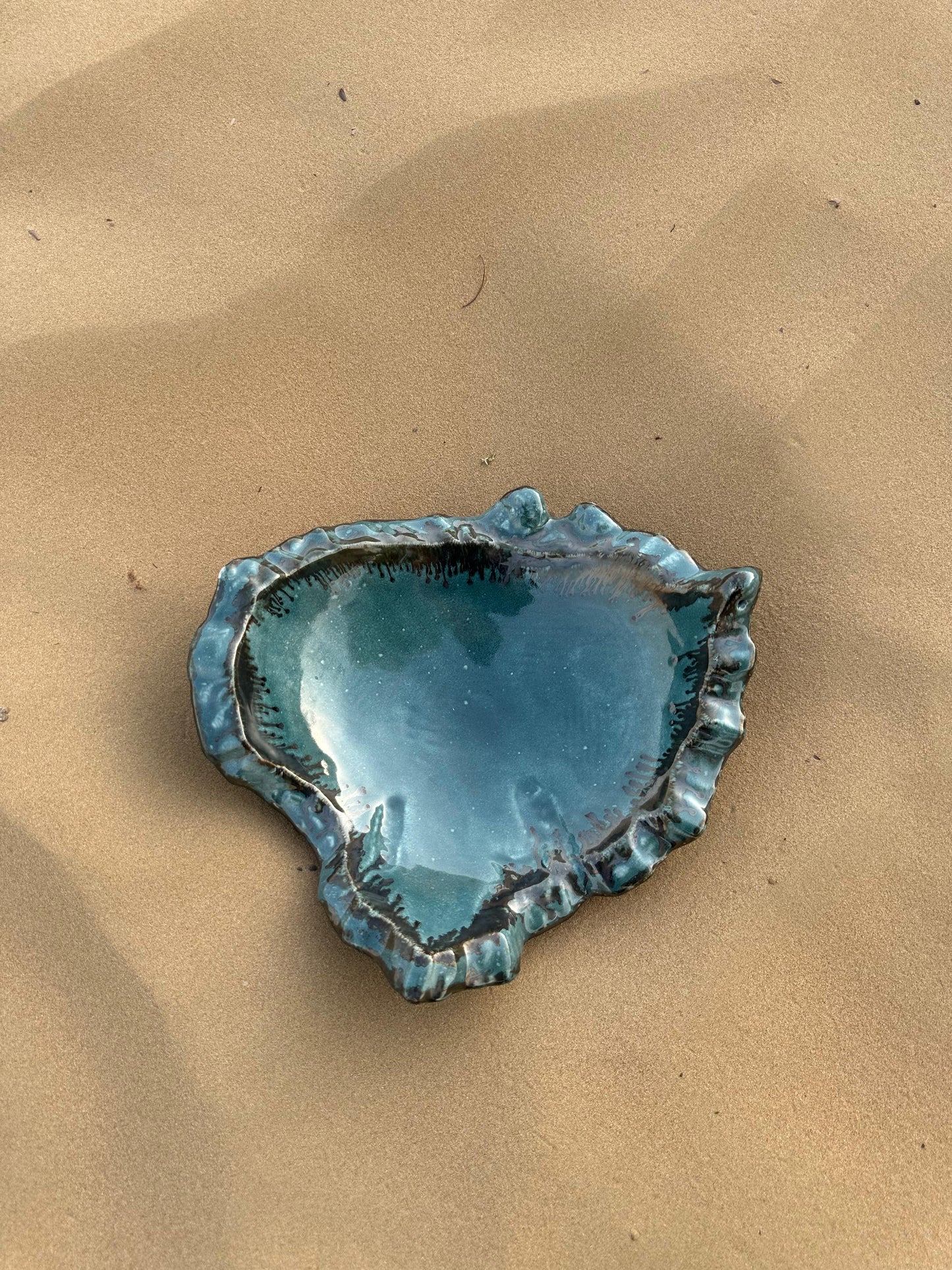 Sama – Ocean Glazed Sculptural Bowl
