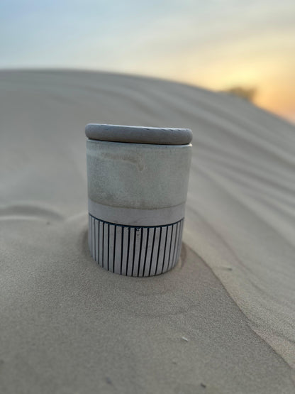 Desert Clay Matte Artisan Jar – 16 cm