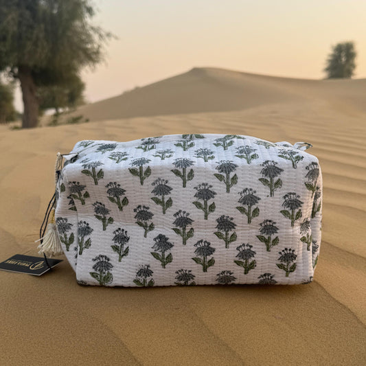 Mees Handmade Block Printed Pouch - Large