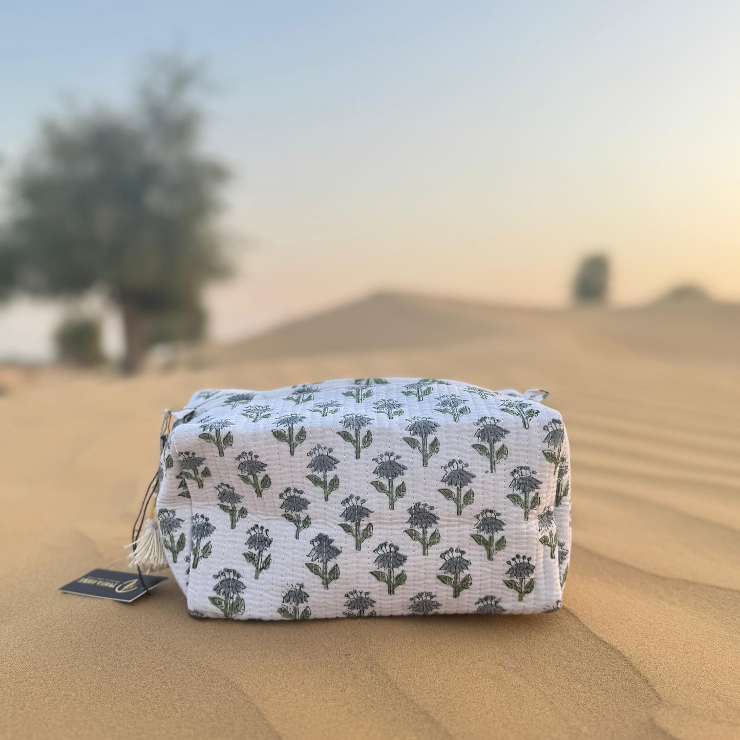 Mees Handmade Block Printed Pouch - Large