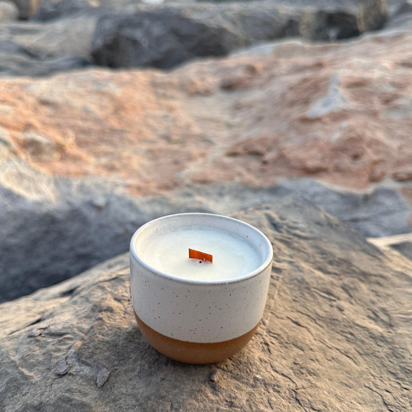 Madina Ceramic Candle Cup - Single