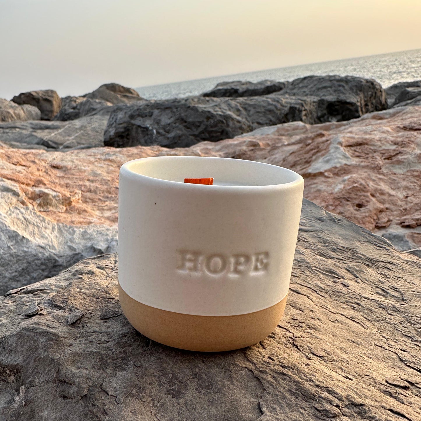 Hope Handmade Ceramic Candle – Single
