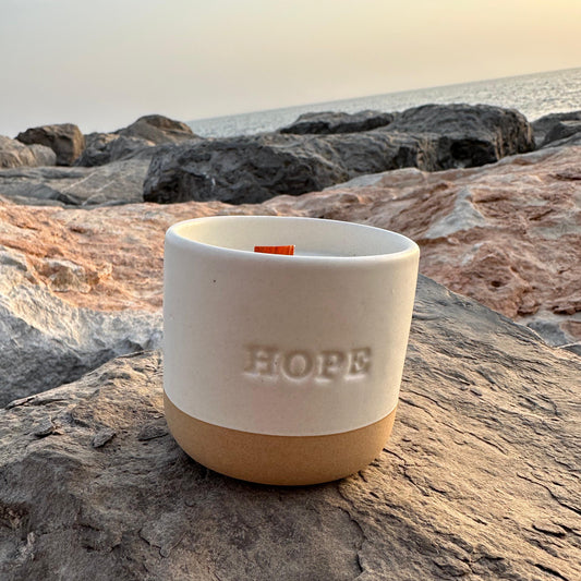 Hope Handmade Ceramic Candle – Single
