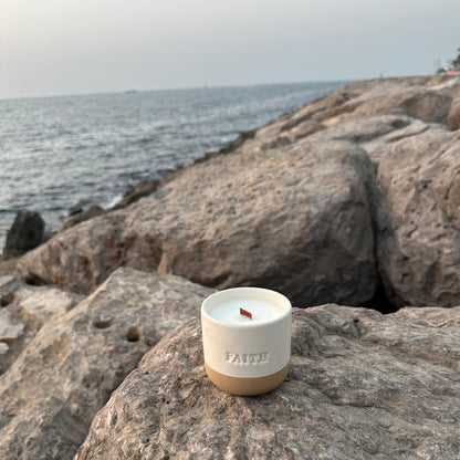 Faith Handmade Ceramic Candle – Single