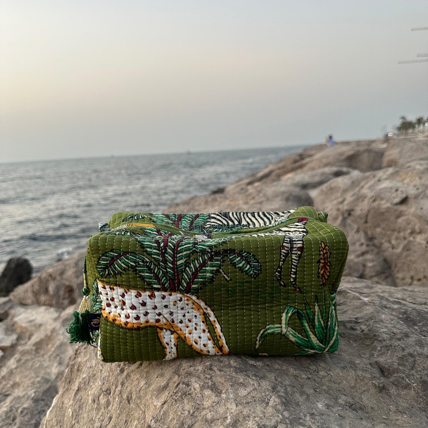 Lushe Handmade Block Printed Pouch - Large