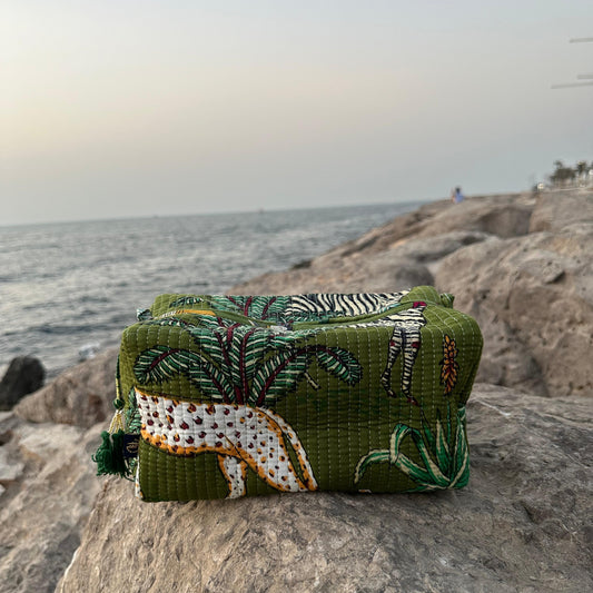 Lushe Handmade Block Printed Pouch - Large