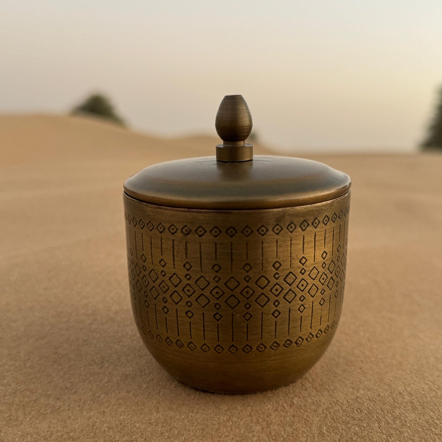 Zariya Brass Lemongrass Candle