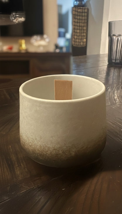 Ceramic Soy Wax Lemongrass Candle