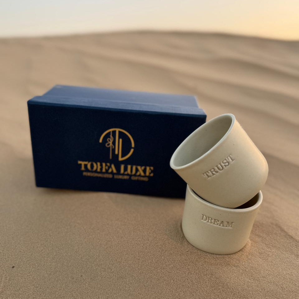 Dream and Trust - Large in Gift Box - Desert Color - Set of 2