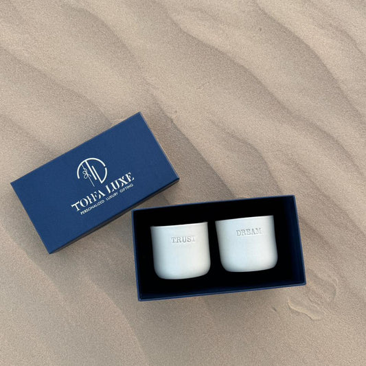 Dream and Trust - Large in Gift Box - Desert Color - Set of 2