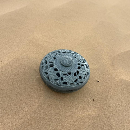 Ruh Handmade Marble Bukhoor Burner - Charcoal - Flower