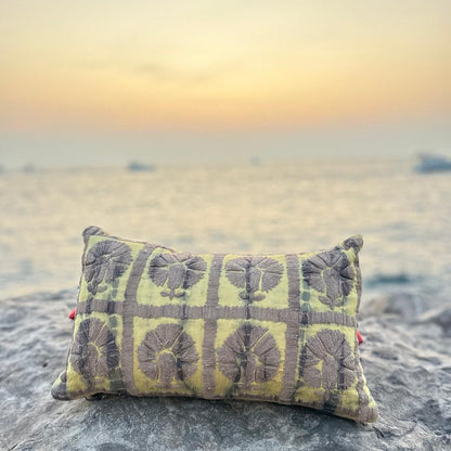 Zohra Yellow Decorative Cushion