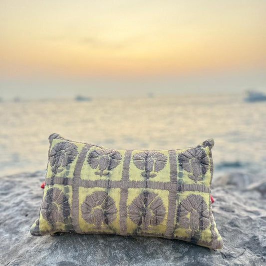 Zohra Yellow Decorative Cushion