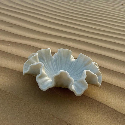 Miraq Carved Marble Decorative Centerpiece - Large