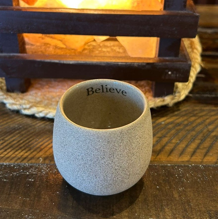 Believe Clay Cup - Gift Set of 4