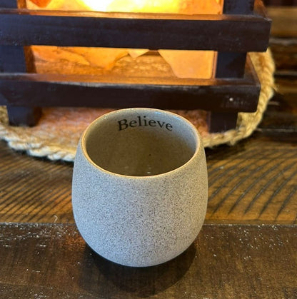 Believe Clay Cup - Gift Set of 4