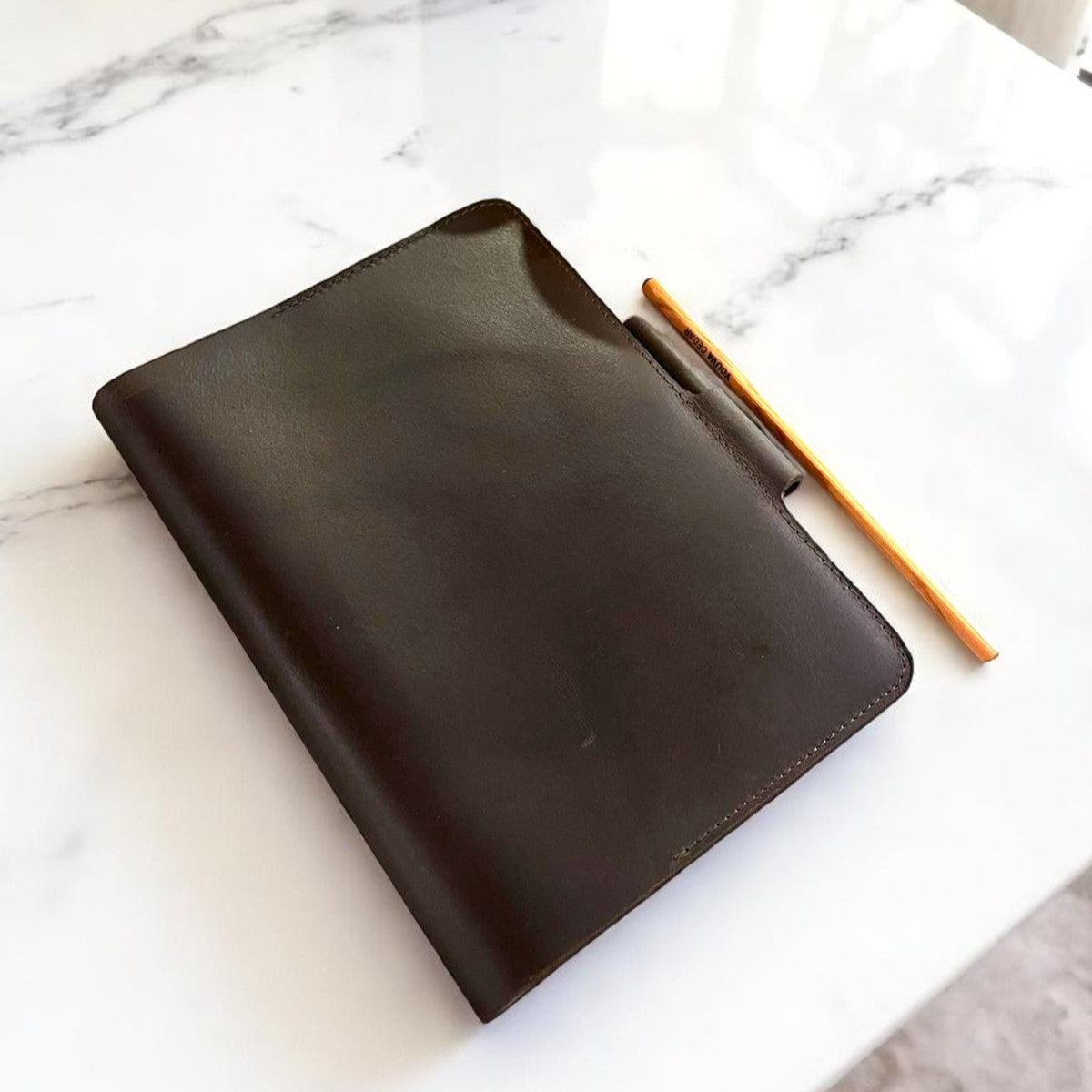 Expensive Diary Personalized Engraving Premium Leather Diary - Brown – Tohfa Luxe - UAE