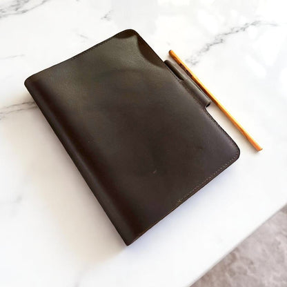 Premium Leather Desk Gift Set of 3 - Brown