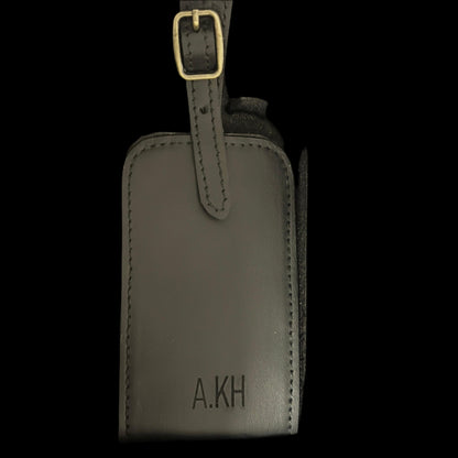 Personalized Engraving The Black Voyage Premium Leather Gift Set