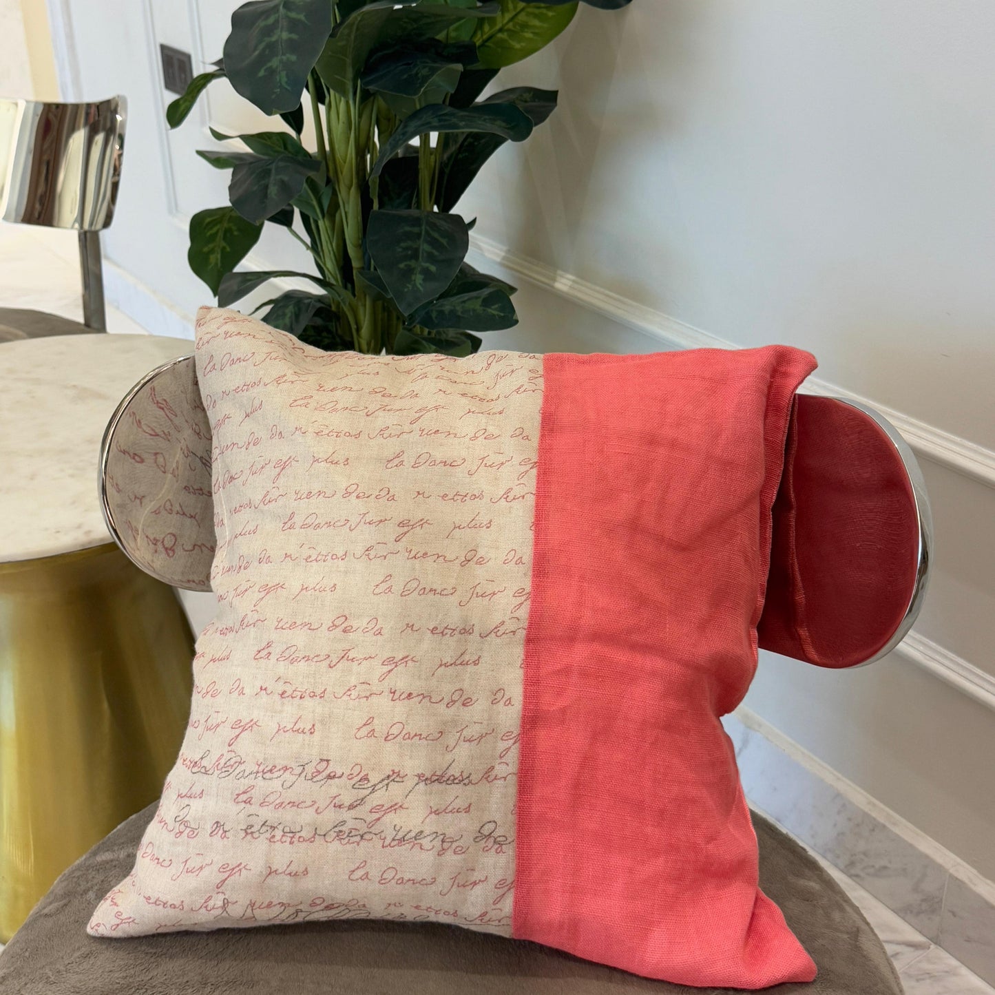 Natural Linen Jute Cushion Cover – 50 x 50 cm