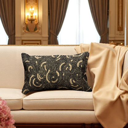 Circular Stitch Decorative Cushion