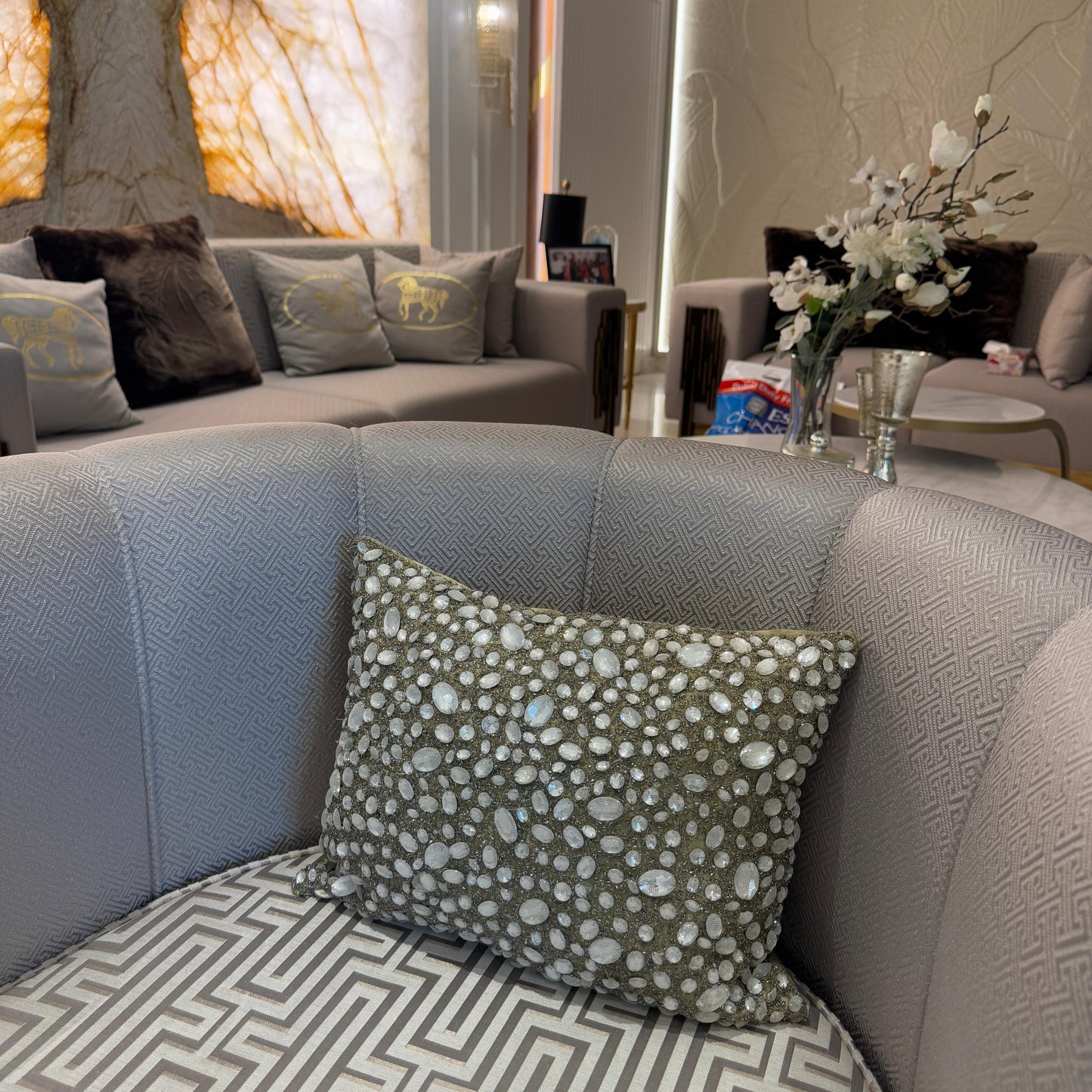 Jewelstone  Decorative Cushion Cover