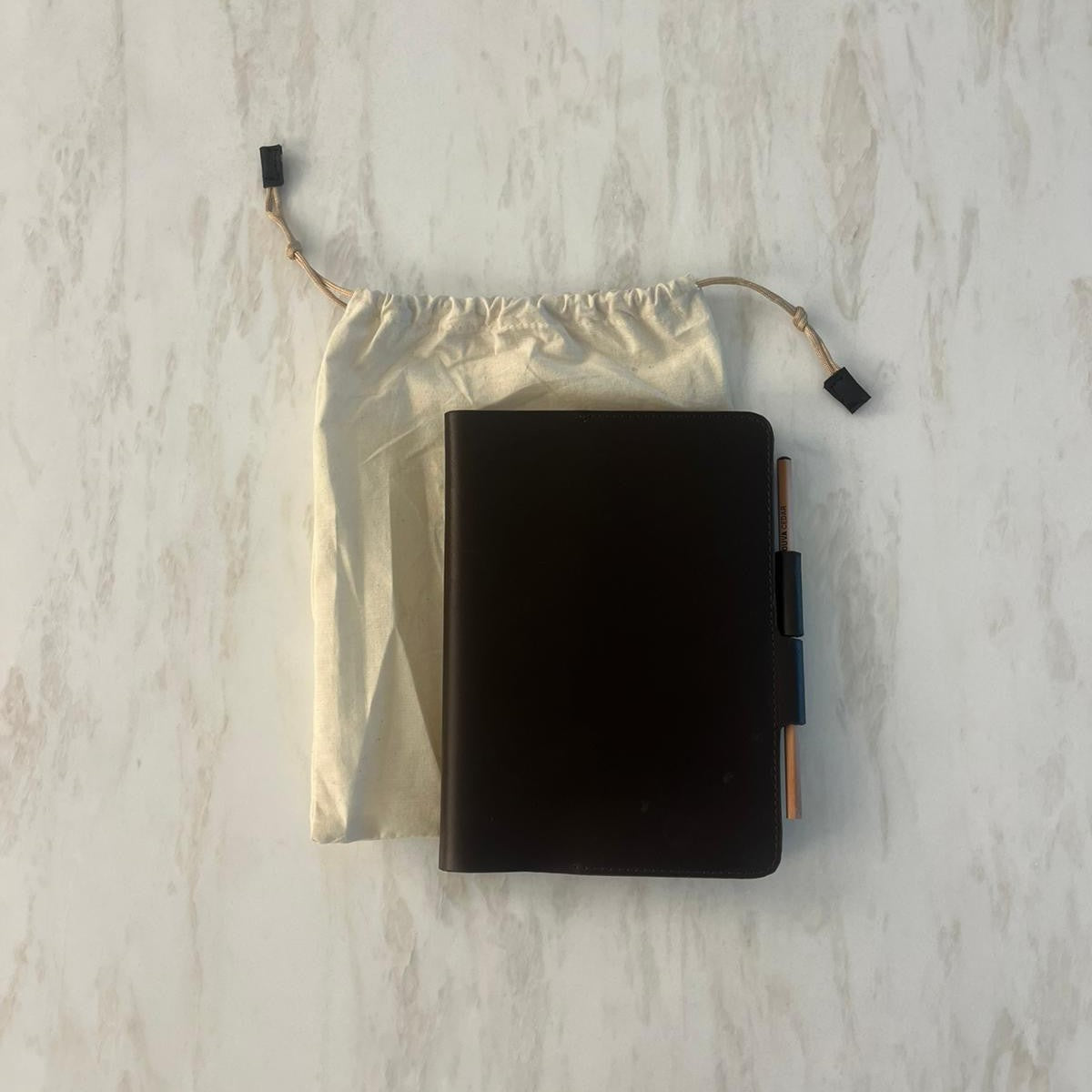 Premium Leather Diary - Black