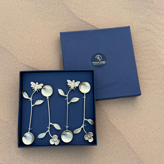 The Golden Meadow Spoon Set of 4